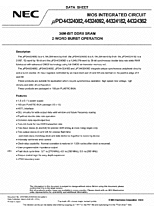 DataSheet µPD44324082 pdf